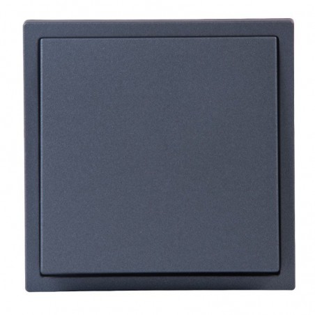 FLUSH-MOUNTED GRAPHITE SWITCH WITHOUT FRAME JLM