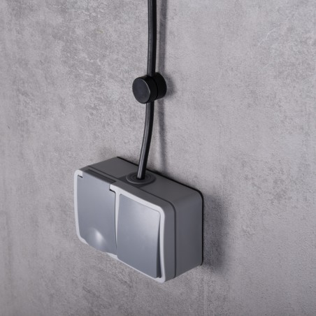 EGYKAPCSOLÓS KAPCSOLÓ + FALRA SZERELHETŐ ALJZAT INDUSTRIAL IP54 JLM