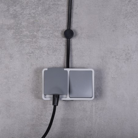 EGYKAPCSOLÓS KAPCSOLÓ + FALRA SZERELHETŐ ALJZAT INDUSTRIAL IP54 JLM