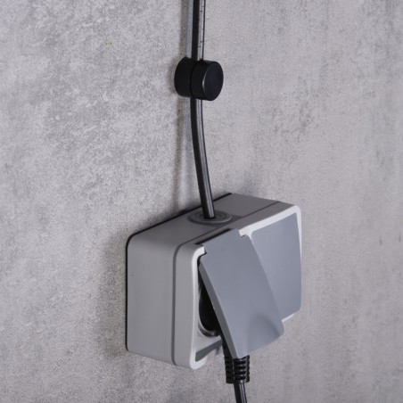 EGYKAPCSOLÓS KAPCSOLÓ + FALRA SZERELHETŐ ALJZAT INDUSTRIAL IP54 JLM