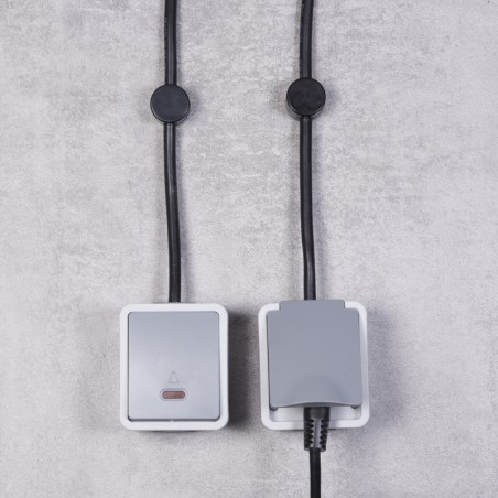 CSENGŐKAPCSOLÓ LED FALRA SZERELHETŐ INDUSTRIAL IP54 JLM LÉGMENTESEN ZÁRÓDÓ VÍZÁLLÓ