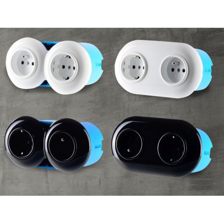 LOFT DOUBLE FRAME 156x85mm WHITE JLM