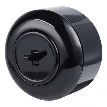 LOFT VYPÍNAČ JEDNODUCHÝ ČERNÝ NÁSTĚNNÝ JEDNONÁSOBNÝ JLM