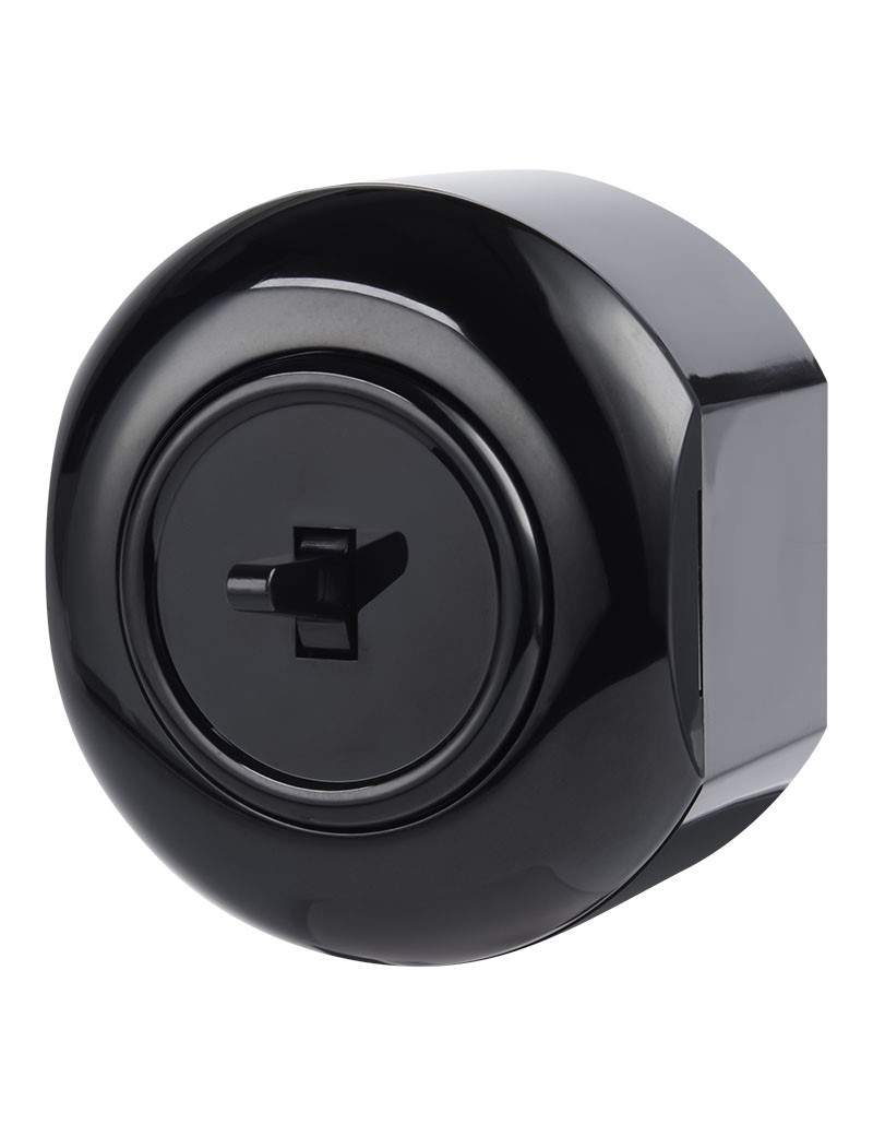 LOFT KAPCSOLÓ SZIMPLA FEKETE FALRA SZERELHETŐ...