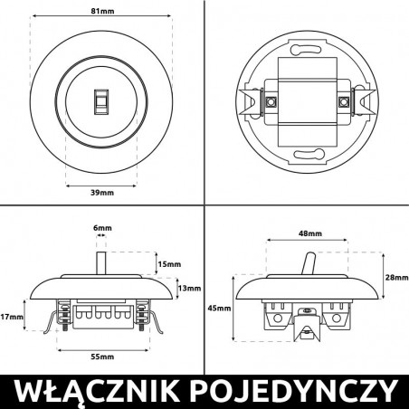 WŁĄCZNIK POJEDYNCZY