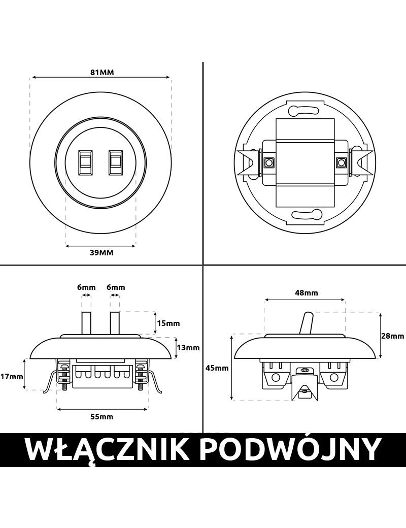 WŁĄCZNIK PODWÓJNY