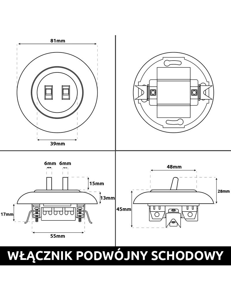 INTERUPTEUR DOUBLE D'ESCALIER