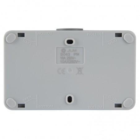 EGYLÉPCSŐS KAPCSOLÓ + FALRA SZERELHETŐ ALJZAT INDUSTRIAL IP54