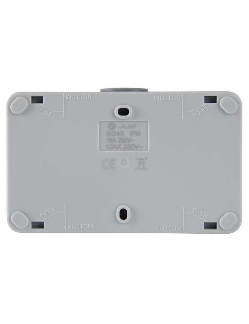 DOUBLE STAIR SWITCH + SOCKET WITH FLAP...