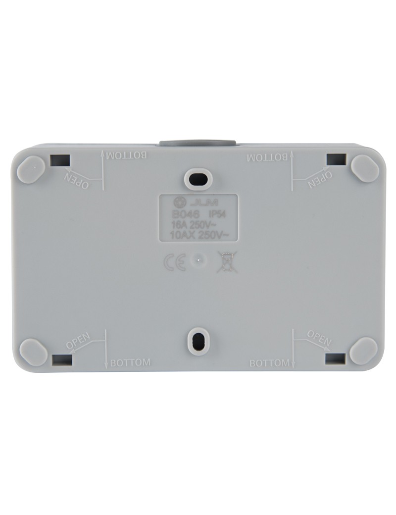 Interrupteur simple LED + Prise IP54