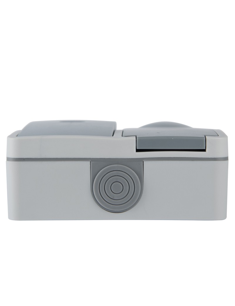 Interrupteur simple LED + Prise IP54