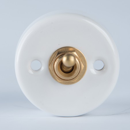 Interrupteur unipolaire blanc