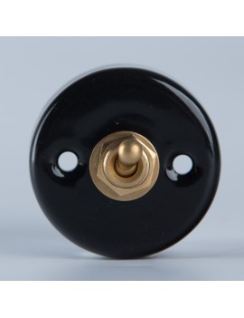 WŁĄCZNIK  JEDNOTOROWY CZARNY 2