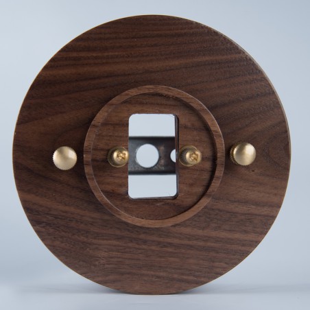 ORIENTAL SURFACE MOUNTED FRAME SINGLE ROUND WOODEN