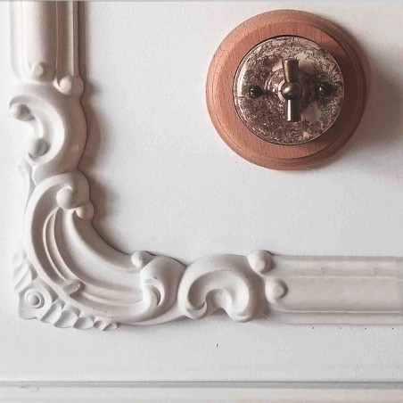 KERÁMIA FALRA SZERELHETŐ KAPCSOLÓ KÉTSÁVOS