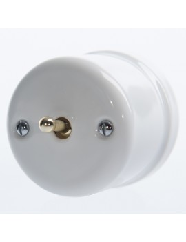 CERAMIC SURFACE-MOUNTED SINGLE-TRACK LEVER SWITCH