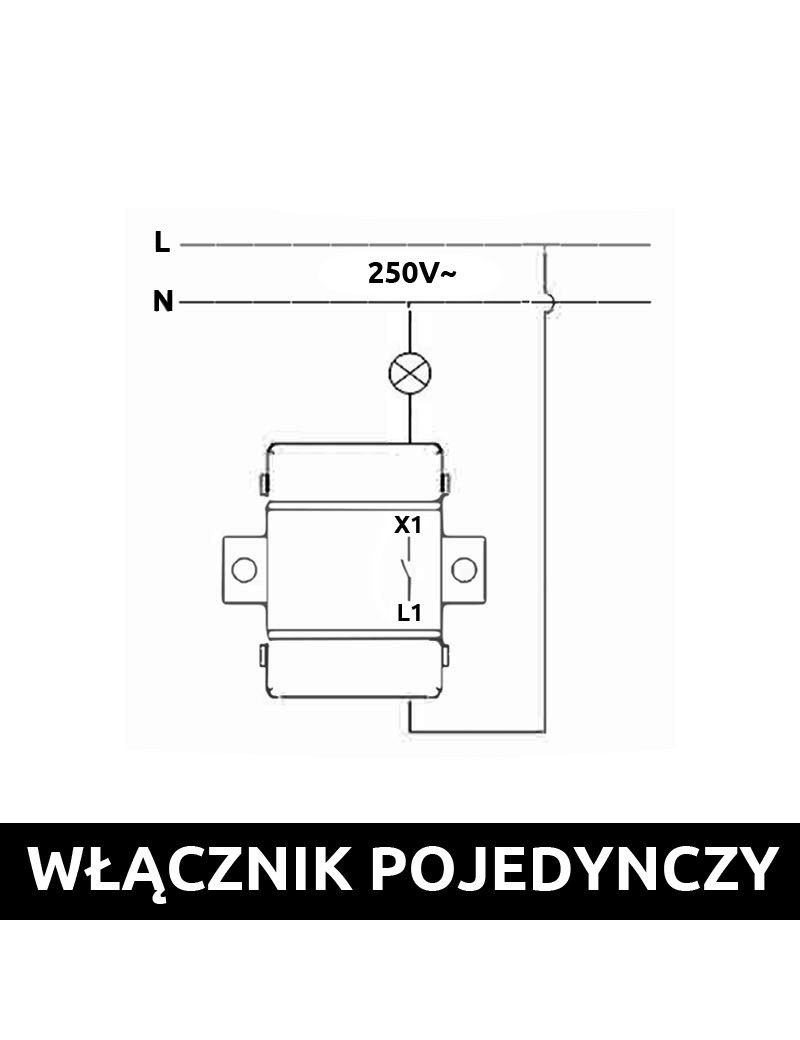 WŁĄCZNIK POJEDYNCZY