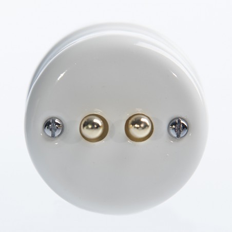 KERÁMIA REDŐNYVEZÉRLŐ KAPCSOLÓ FALRA SZERELHETŐ KAROS FEHÉR