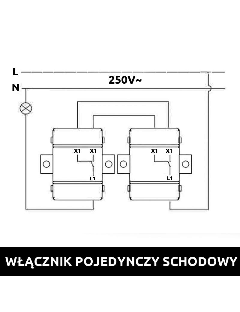 LOFT RETRO EGYLÉPCSŐS KAPCSOLÓ JLM KERET NÉLKÜL