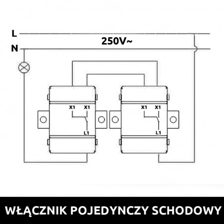 LOFT RETRO EGYLÉPCSŐS KAPCSOLÓ JLM KERET NÉLKÜL