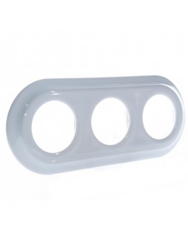 TRIPLE WHITE CERAMIC FRAME 2PF03W 2