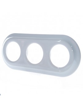 TRIPLE WHITE CERAMIC FRAME 2PF03W