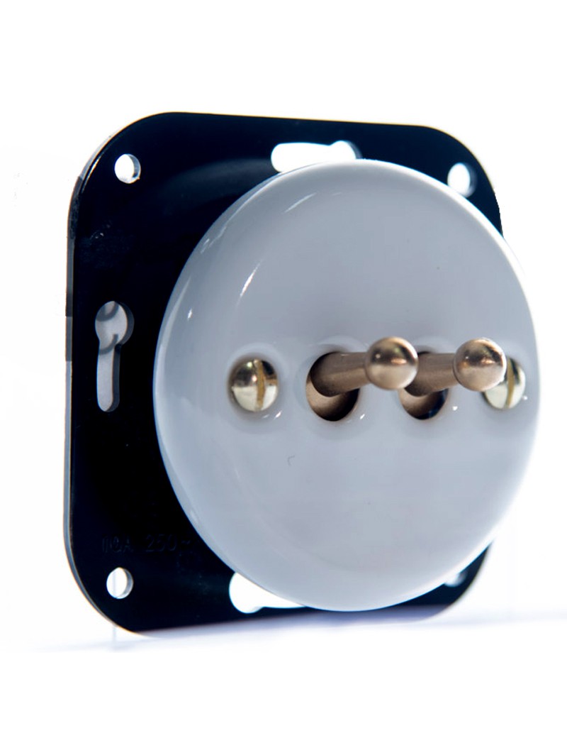 KERÁMIA FALSÍK ALATTI KAPCSOLÓ KÉTSÁVOS KAROS...