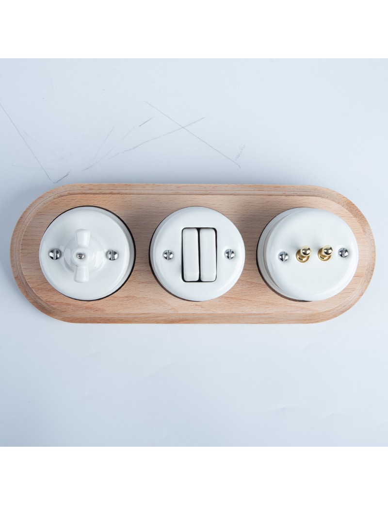 Marco triple – Color natural