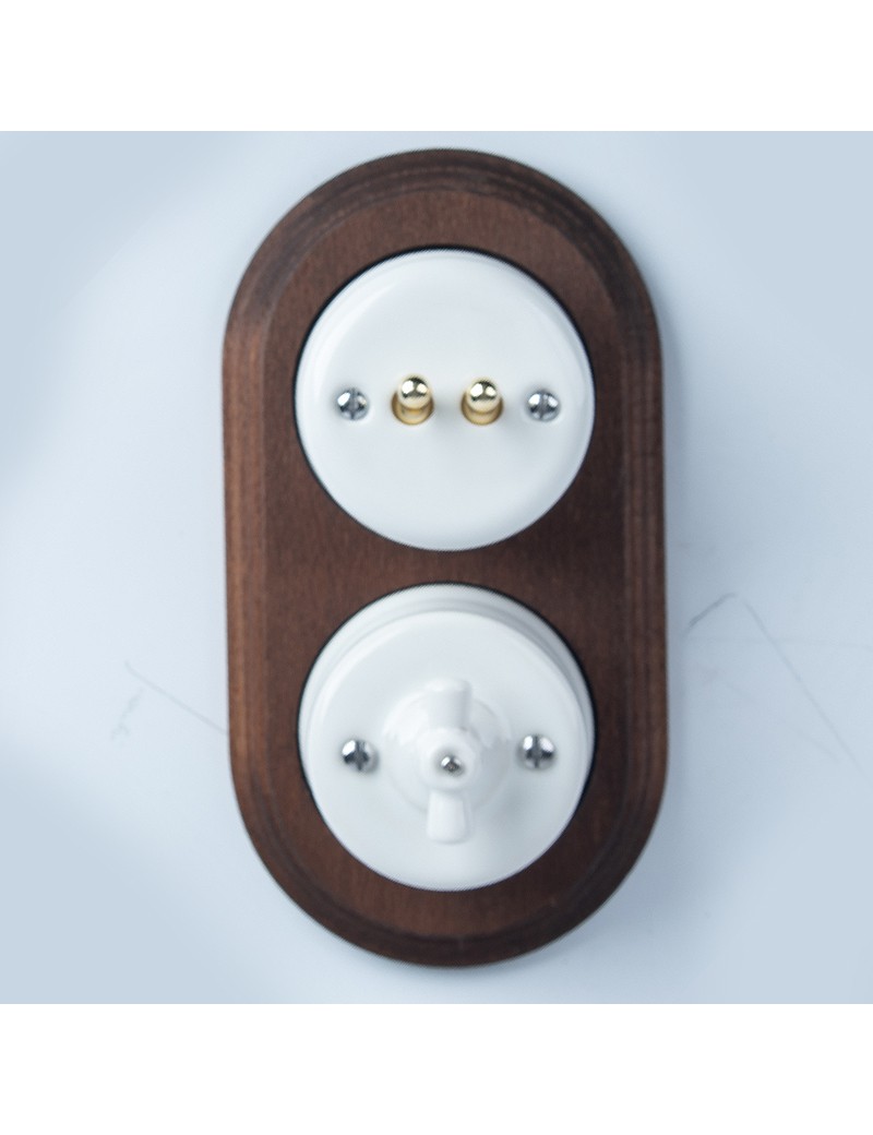 Cadre double – Couleur foncée