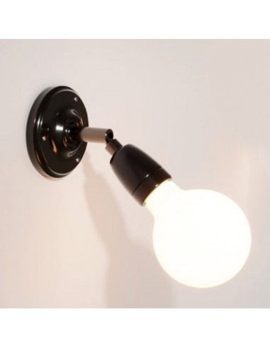 KERAMICKÉ NÁSTENNÉ SVIETIDLO ČIERNE