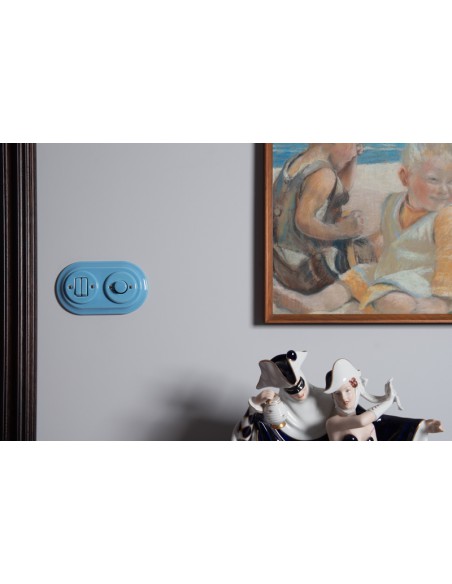 WŁĄCZNIK DWUTOROWY KLAWISZOWY