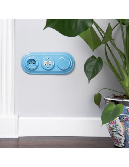 CERAMIC CAP PASTELE AZURE