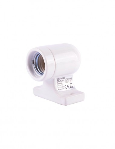 CERAMICZNY KINKIET E27 BIAŁY