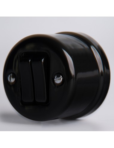 KERÁMIA FALRA SZERELHETŐ KAPCSOLÓ KÉTSÁVOS...