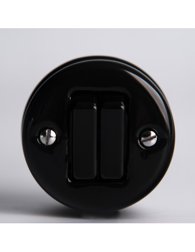 KERÁMIA FALRA SZERELHETŐ KAPCSOLÓ KÉTSÁVOS...