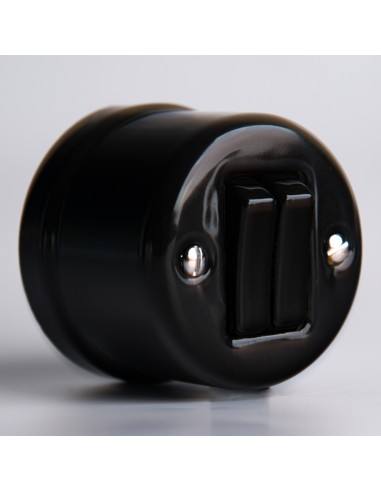 KERÁMIA FALRA SZERELHETŐ KAPCSOLÓ KÉTSÁVOS...