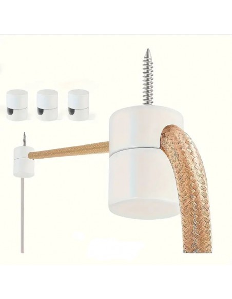 LOFT PLASTIC CABLE HANDLE WHITE 2UP01W