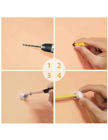 LOFT PLASTIC CABLE HANDLE WHITE 2UP01W