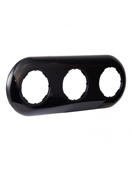 LOFT RÁMEČEK TROJITÝ 227x85mm ČERNÝ JLM TYP "2"