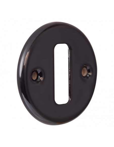 KERAMICKÁ PŘEDNÍ STRANA PRO JEDNOKOLEJNÝ KLÁVESOVÝ SPÍNAČ ČERNÁ