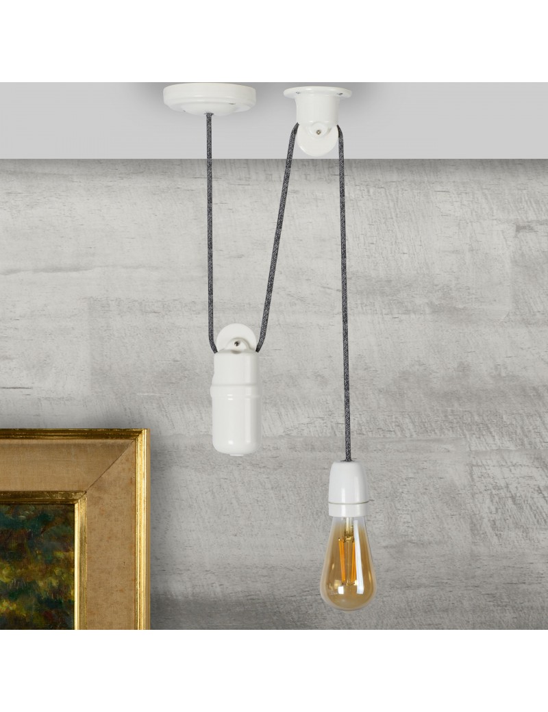 KERAMICKÉ STROPNÍ KOLO BÍLÉ