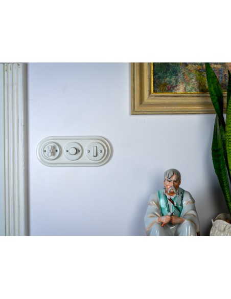 RETRO LOFT CERAMIC SINGLE-MOUNTED FLUSH-MOUNTED SWITCH