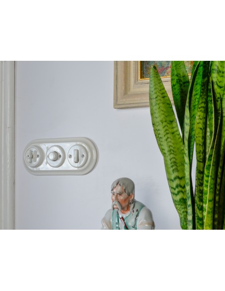 RETRO LOFT CERAMIC SINGLE-MOUNTED FLUSH-MOUNTED SWITCH