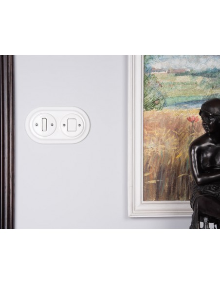 RETRO LOFT CERAMIC SINGLE-MOUNTED FLUSH-MOUNTED SWITCH