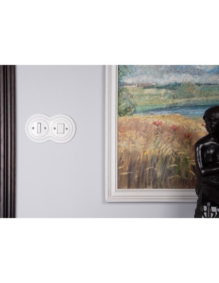 RETRO LOFT CERAMIC SINGLE-MOUNTED FLUSH-MOUNTED SWITCH