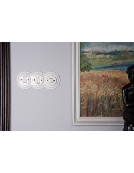 WŁĄCZNIK DWUTOROWY KLAWISZOWY