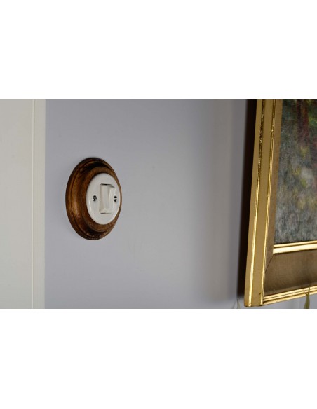 WŁĄCZNIK DWUTOROWY SCHODOWY KLAWISZOWY