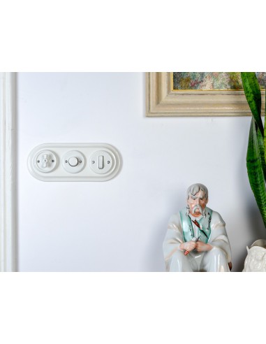 Interrupteur rotatif à un pôle pour escalier