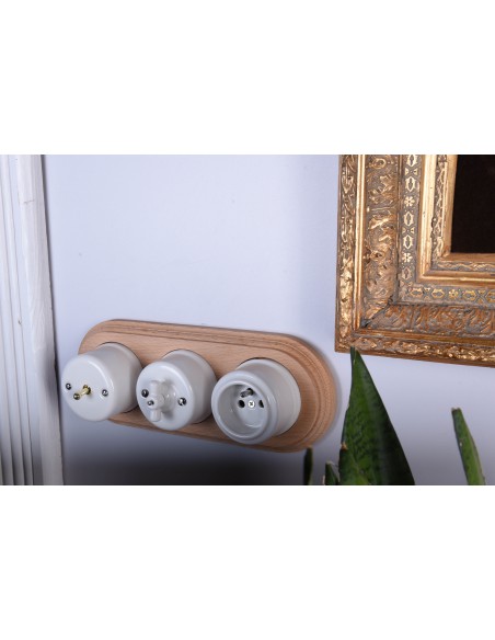 RETRO LOFT CERAMIC SURFACE MOUNTED BELL BUTTON