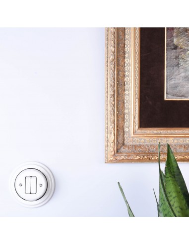 RETRO LOFT CERAMIC SURFACE MOUNTED BELL BUTTON